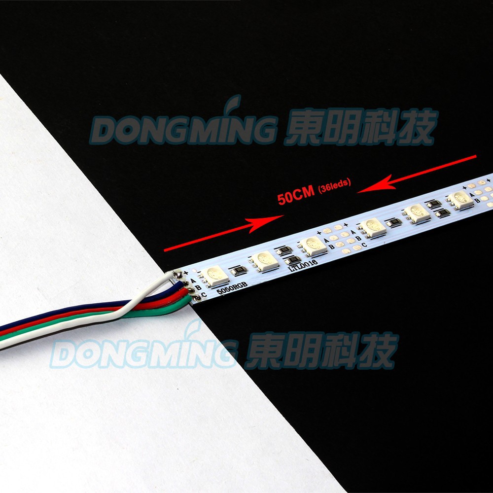 6pcs 5050 led hard strip, rgb led bar light 12V 36Leds 4Pin Connect U  profile milky/transparent pc cover led luces strip 50cm lot (6 pieces/lot)  specifications/price/quotation - ECVV industrial products