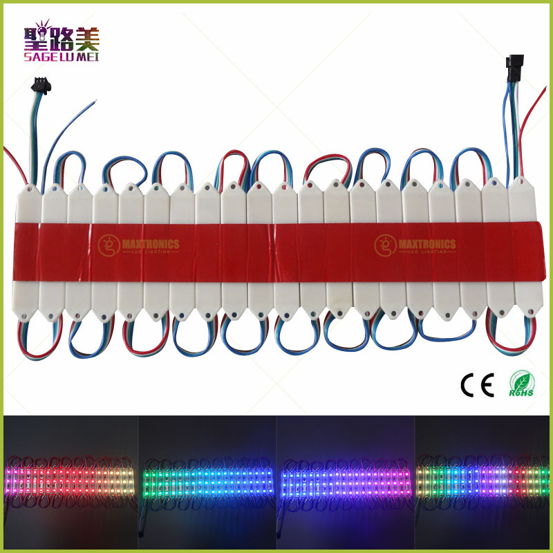 Wholesale-20Pcs-WS2801-IC-5050-3-SMD-5050-3-LEDS-1RGB-Pixels-Digitally-controllable-LED-Pixel