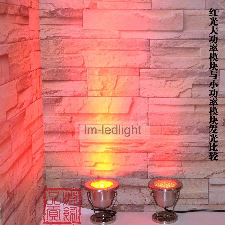 6w led underwater light red