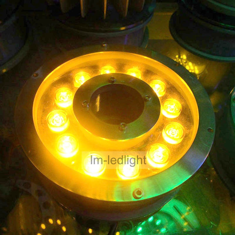 12w yellow led fountain light (46)