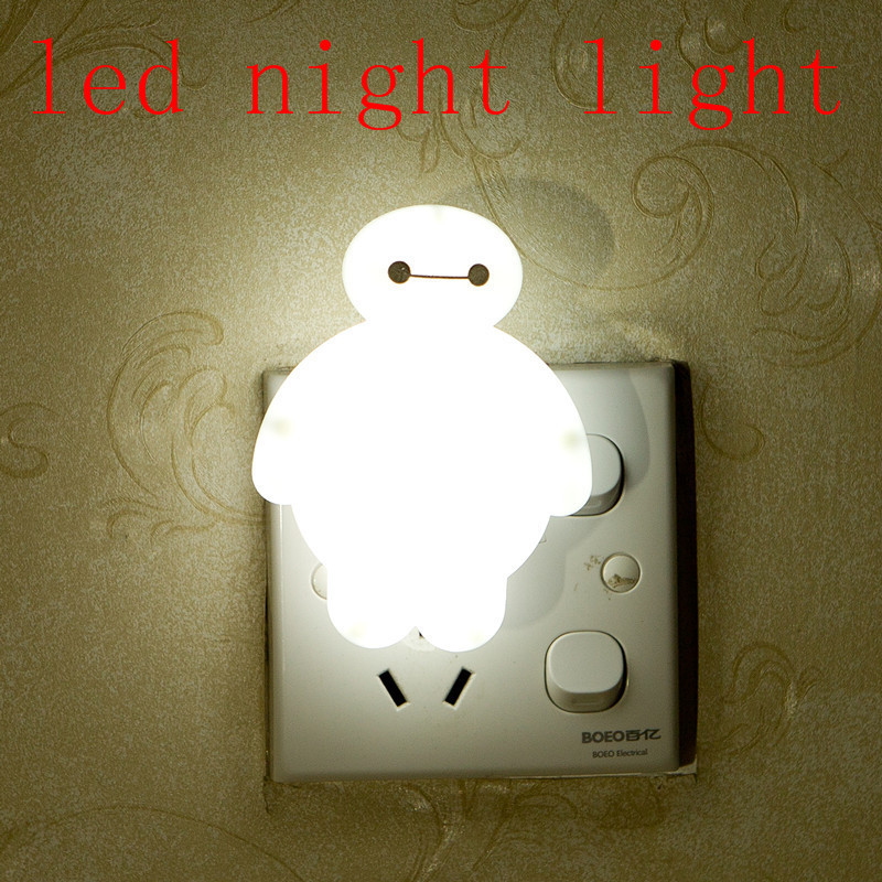 Newest Creative white LED energy-saving switch bedside night light plugged baby feeding induced sleep lamp gift (14)