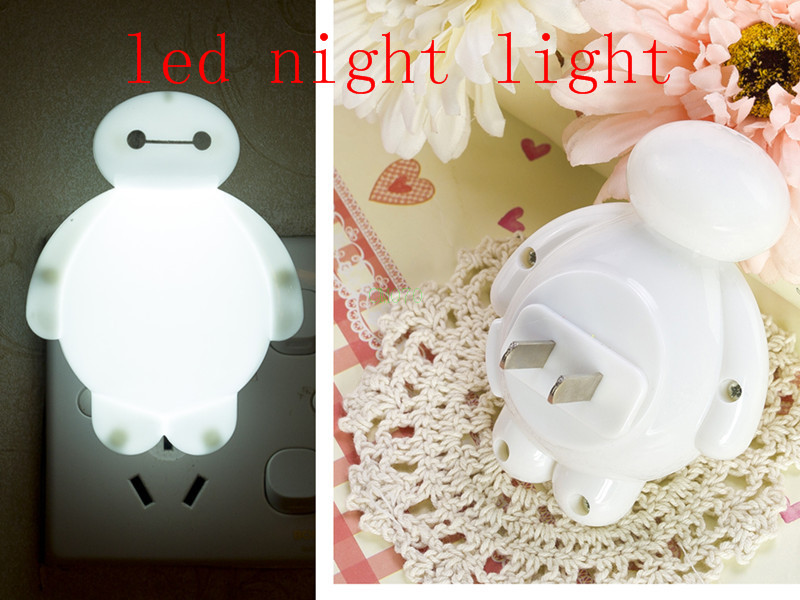 Newest Creative white LED energy-saving switch bedside night light plugged baby feeding induced sleep lamp gift (8)