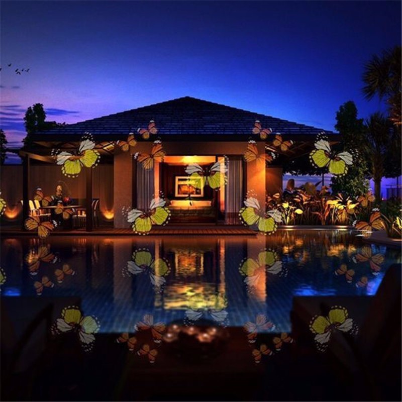 Twelve Festive Designs  Led Projection Light  Outdoor Indoor Xmas  Lights Projector Holiday Christmas Spotlight With RF Remote