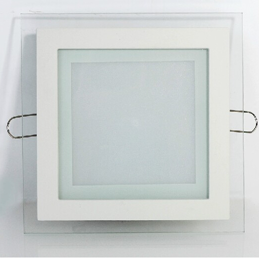 6w 12w 18w Led Panel Downlight Square Glass Cover Lights