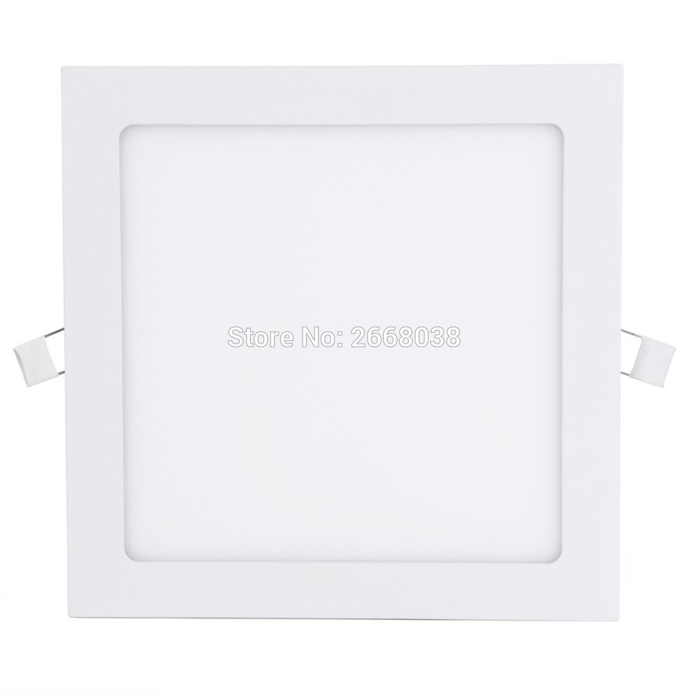 Ultra thin 3W 4W 6W 9W 12W 15W 18W 25W Square led panel light Recessed ceiling downlight AC85-265V for kitchen bathroom lighting