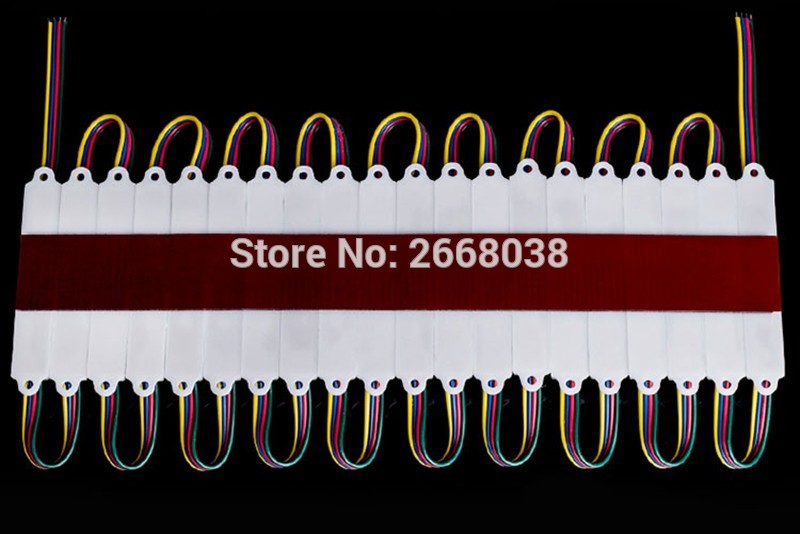 3528 SMD led module 3leds DC12V waterproof IP65 for led channel letter warranty 2 years whitewarm whitered