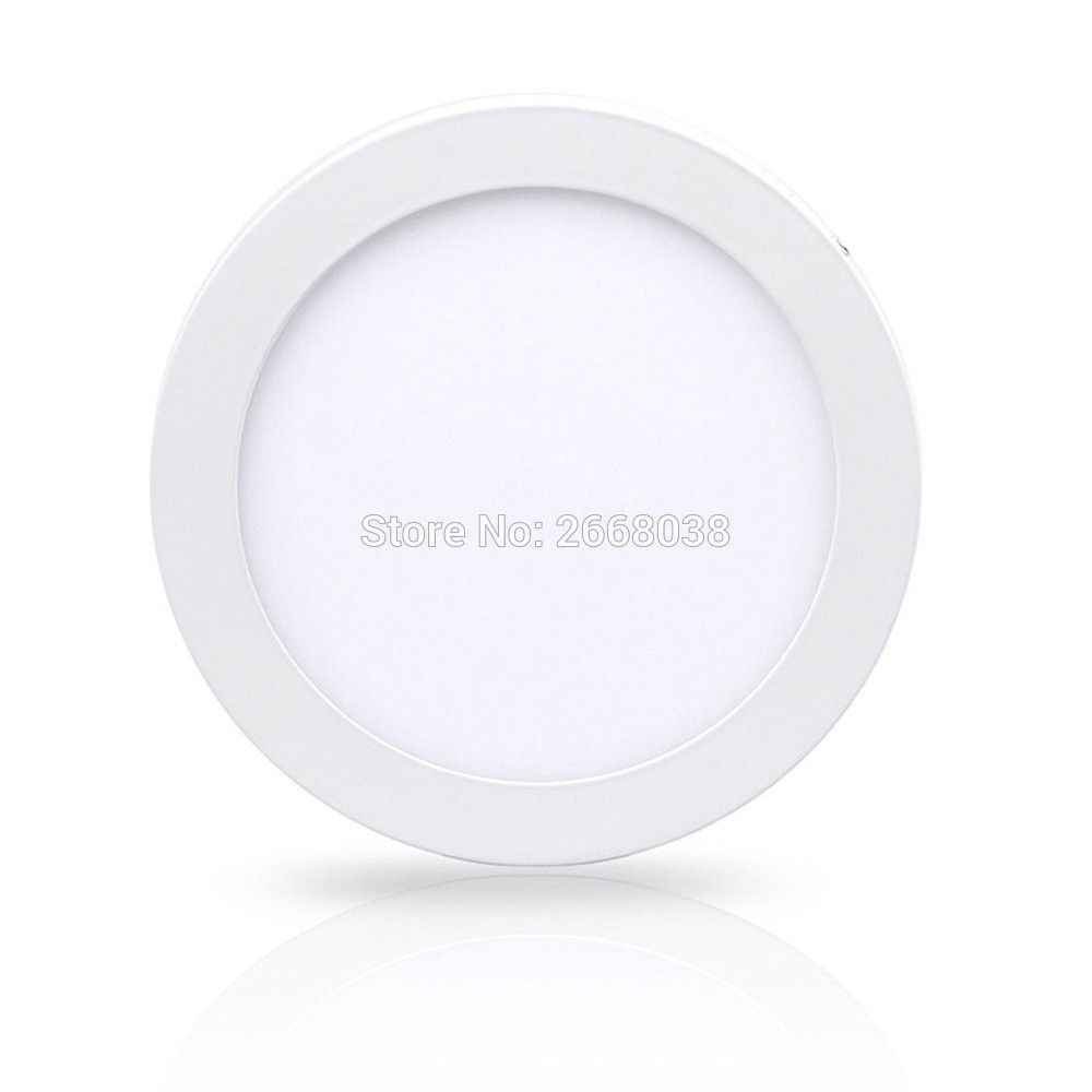 LED Panel Light 6W 12W 18W 24W AC85-265V Round Shape LED Surface mounted Ceiling Downlight with LED Driver and Mounting