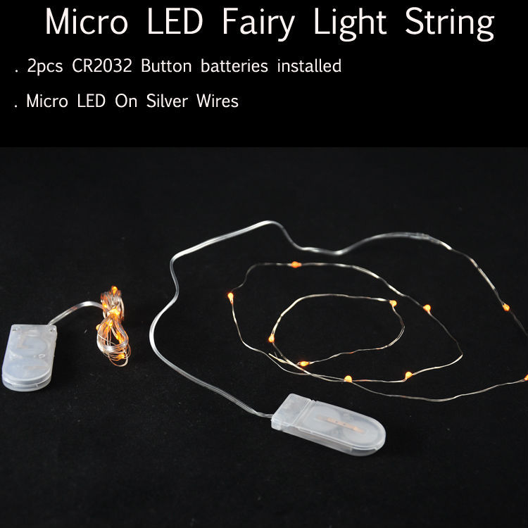 CR2032 LED String Light Yellow