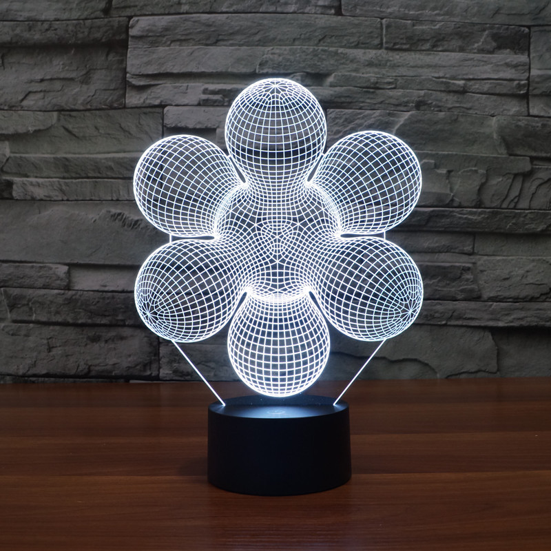 flower design 3d led lamp (3)