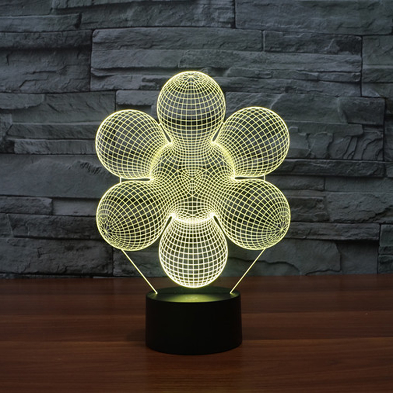 flower design 3d led lamp (7)