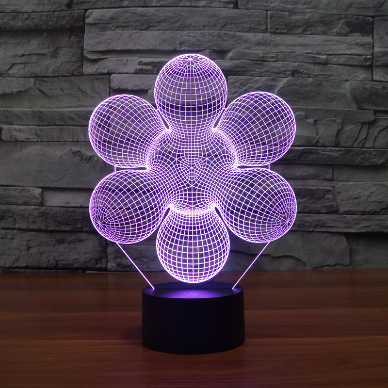 flower design 3d led lamp (4)