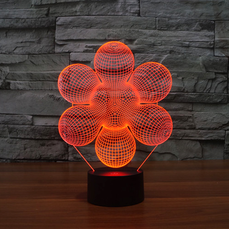 flower design 3d led lamp (2)