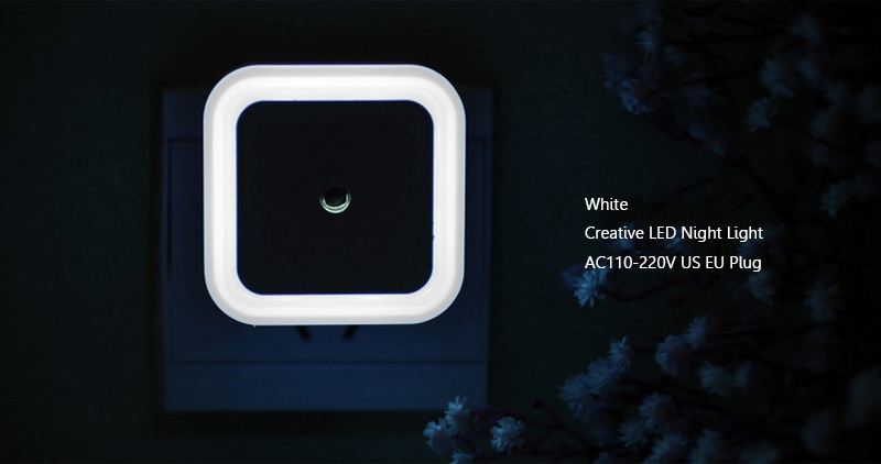 Creative LED Night Light AC110-220V US EU Plug (4)