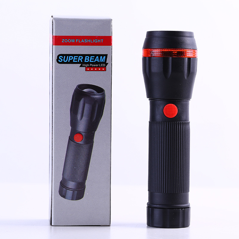 3w Rechargeable Plastic Adjustable Strong Led Flashlight Outdoor High Power Led Torch Light Lamp (5)