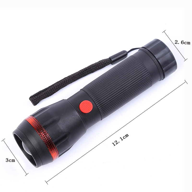 3w Rechargeable Plastic Adjustable Strong Led Flashlight Outdoor High Power Led Torch Light Lamp (18)