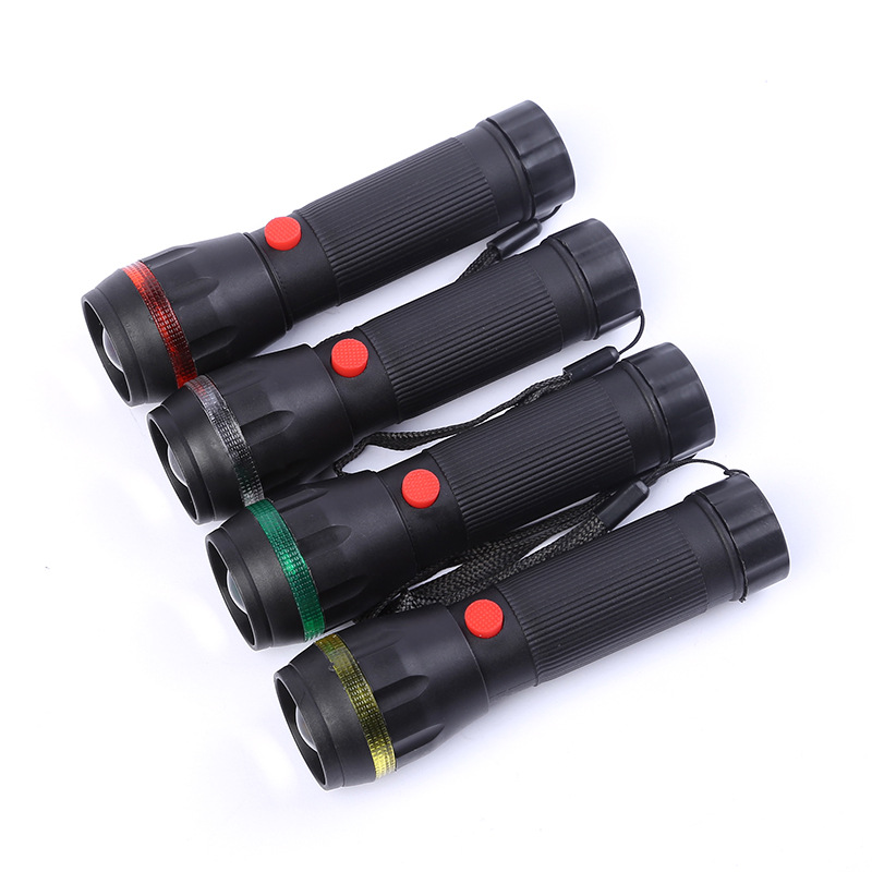 3w Rechargeable Plastic Adjustable Strong Led Flashlight Outdoor High Power Led Torch Light Lamp (13)
