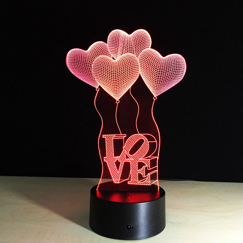 Love 3D Light Fixuture (1)