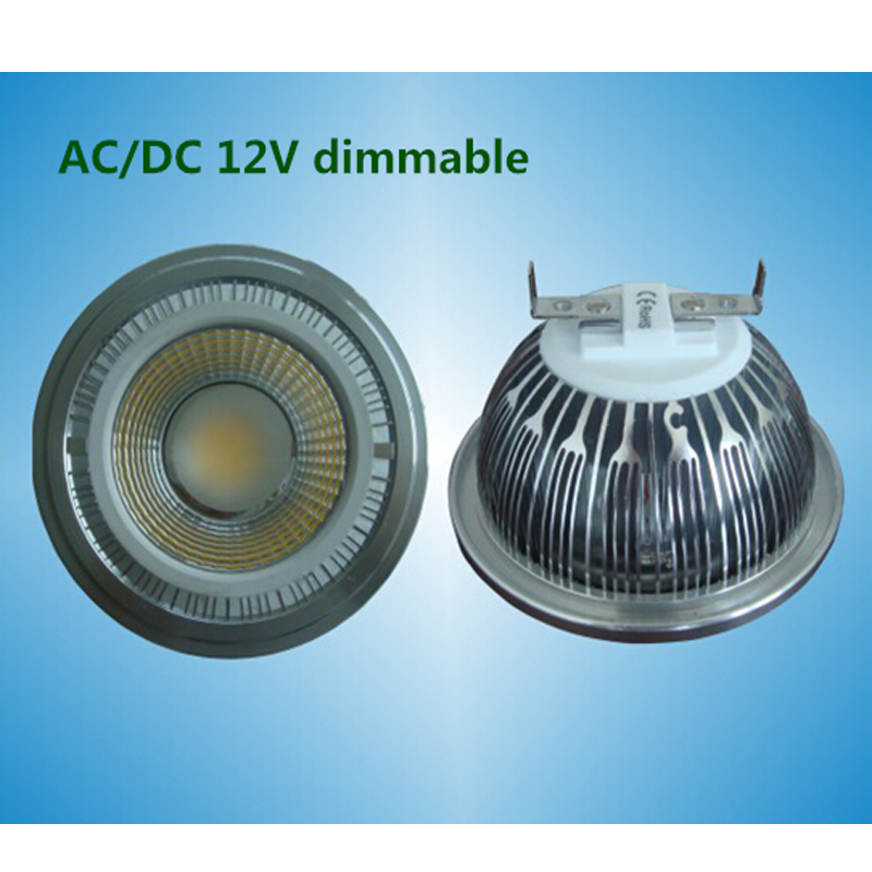 4pcs Lot Dimmable 10w G53 Gu10 Led Cob Ar111 Spotlight Ac Dc12v