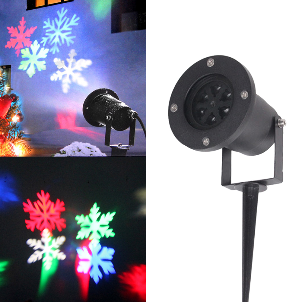 Outdoor Christmas Light Waterproof Snowflake Laser Led Landscape