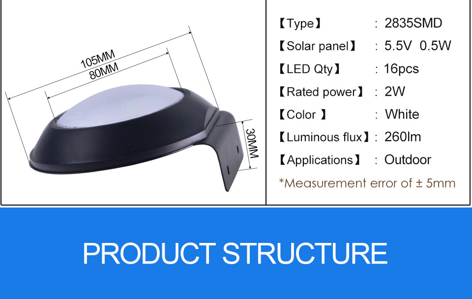 IP65 Waterproof led solar lamp  (3)