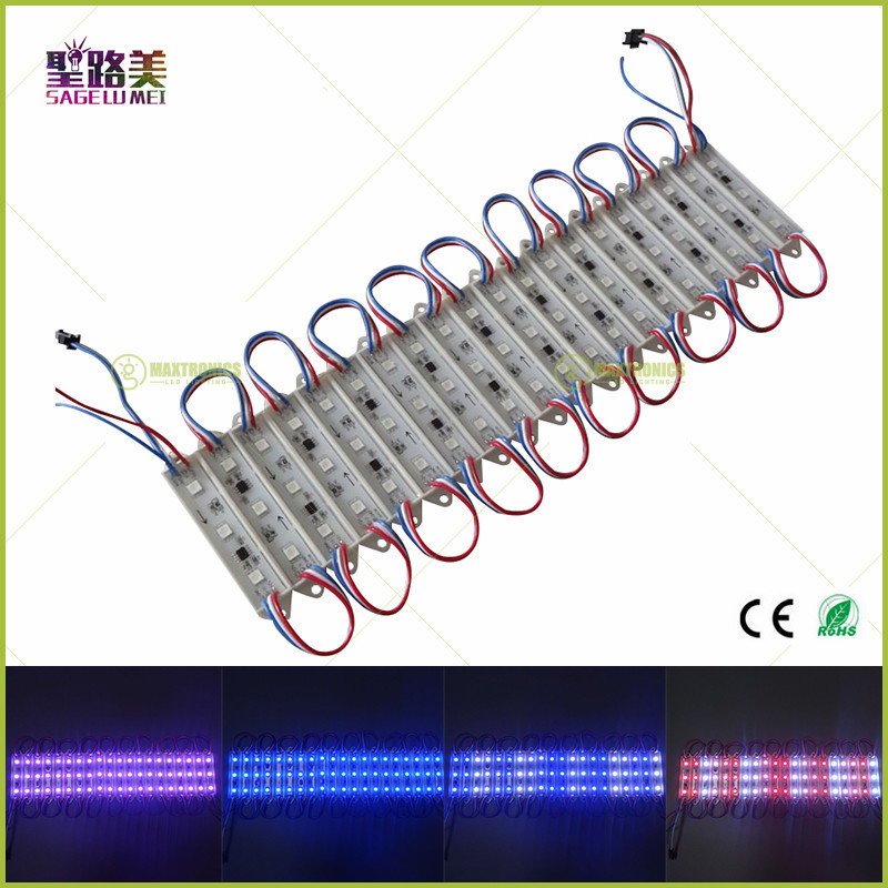 Fast-shipping-100PCS-WS2811-LED-Module-5050-2RGB-SMD-3LEDS-Light-Super-Bright-Waterproof-DC-12V