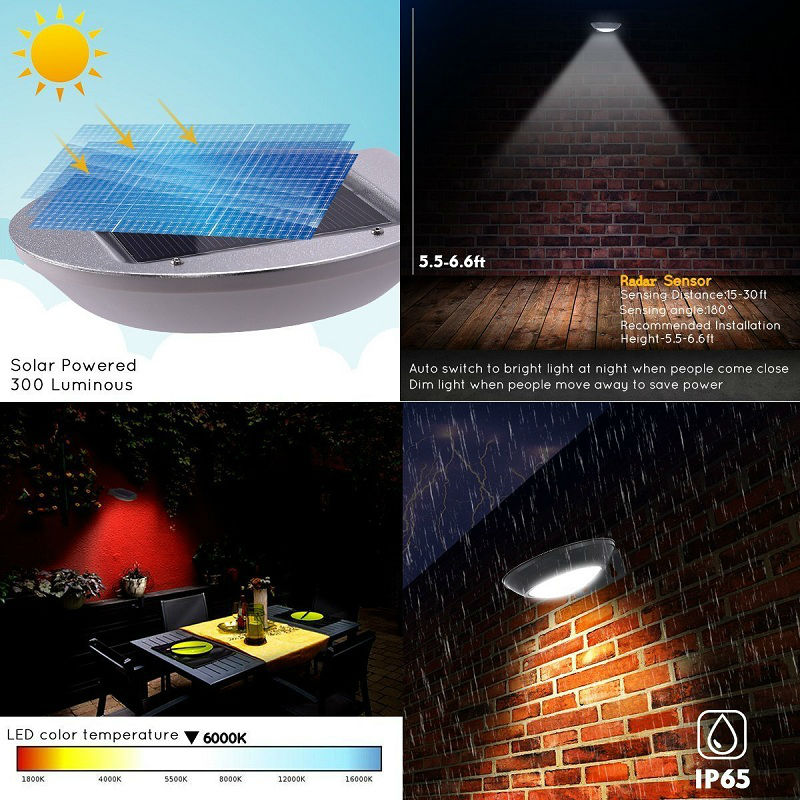 Waterproof solar lamps