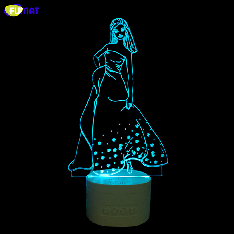 princess 3d lamp led 