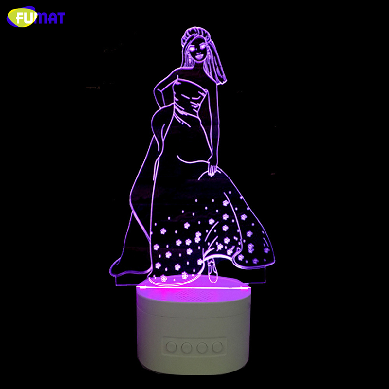 princess speaker 3d lamp 