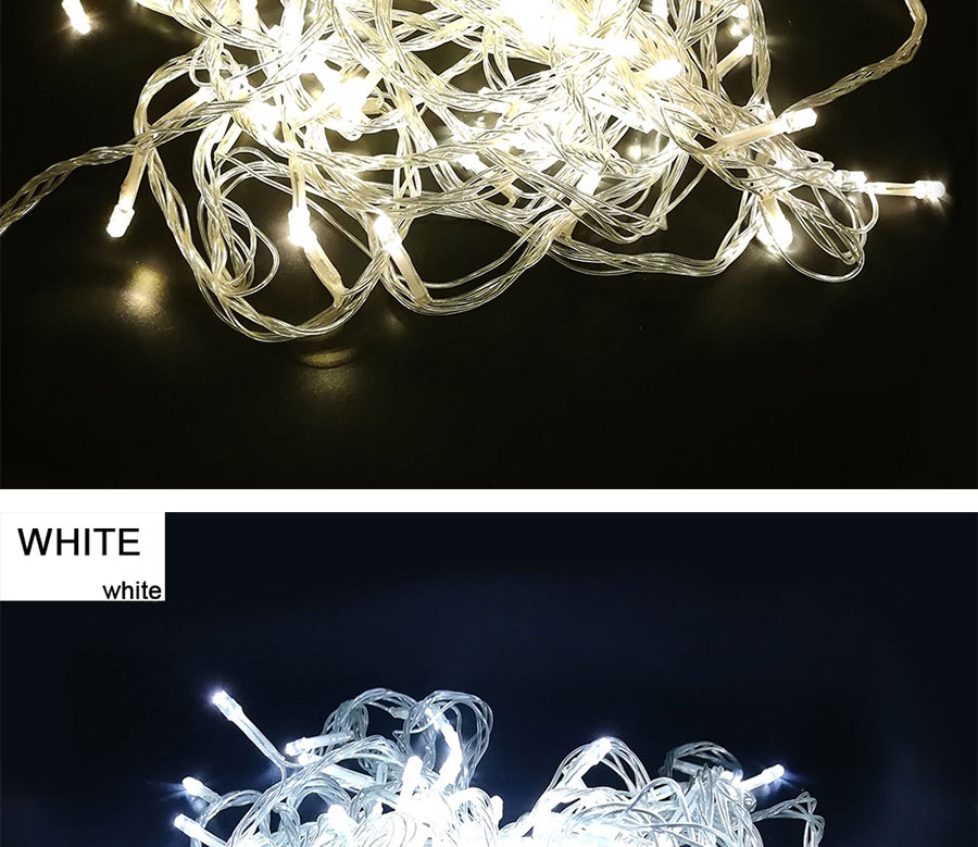 50M 100M Indoor Outdoor LED Strip String Light for Christmas Tree Holiday Garden Home Square Decoration AC 110V 220V Waterproof (13)