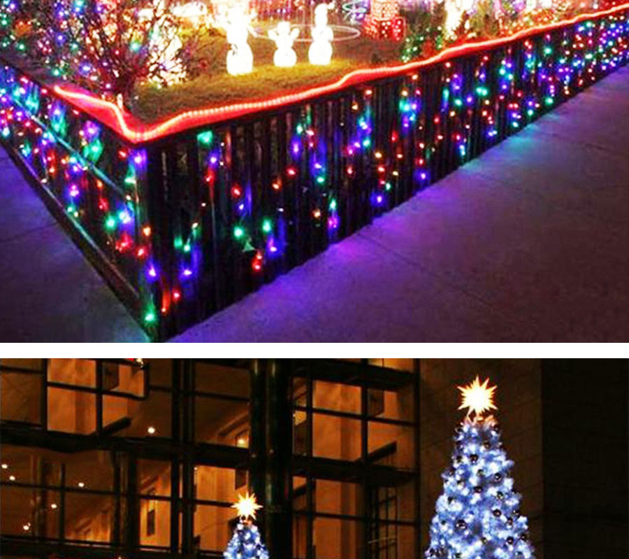 50M 100M Indoor Outdoor LED Strip String Light for Christmas Tree Holiday Garden Home Square Decoration AC 110V 220V Waterproof (19)