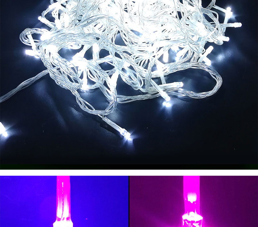 50M 100M Indoor Outdoor LED Strip String Light for Christmas Tree Holiday Garden Home Square Decoration AC 110V 220V Waterproof (14)