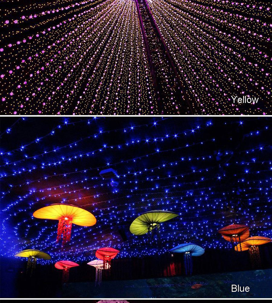 110V 220V led string Christmas lights outdoor decoration lamp waterproof 100m 50m 10m (15)