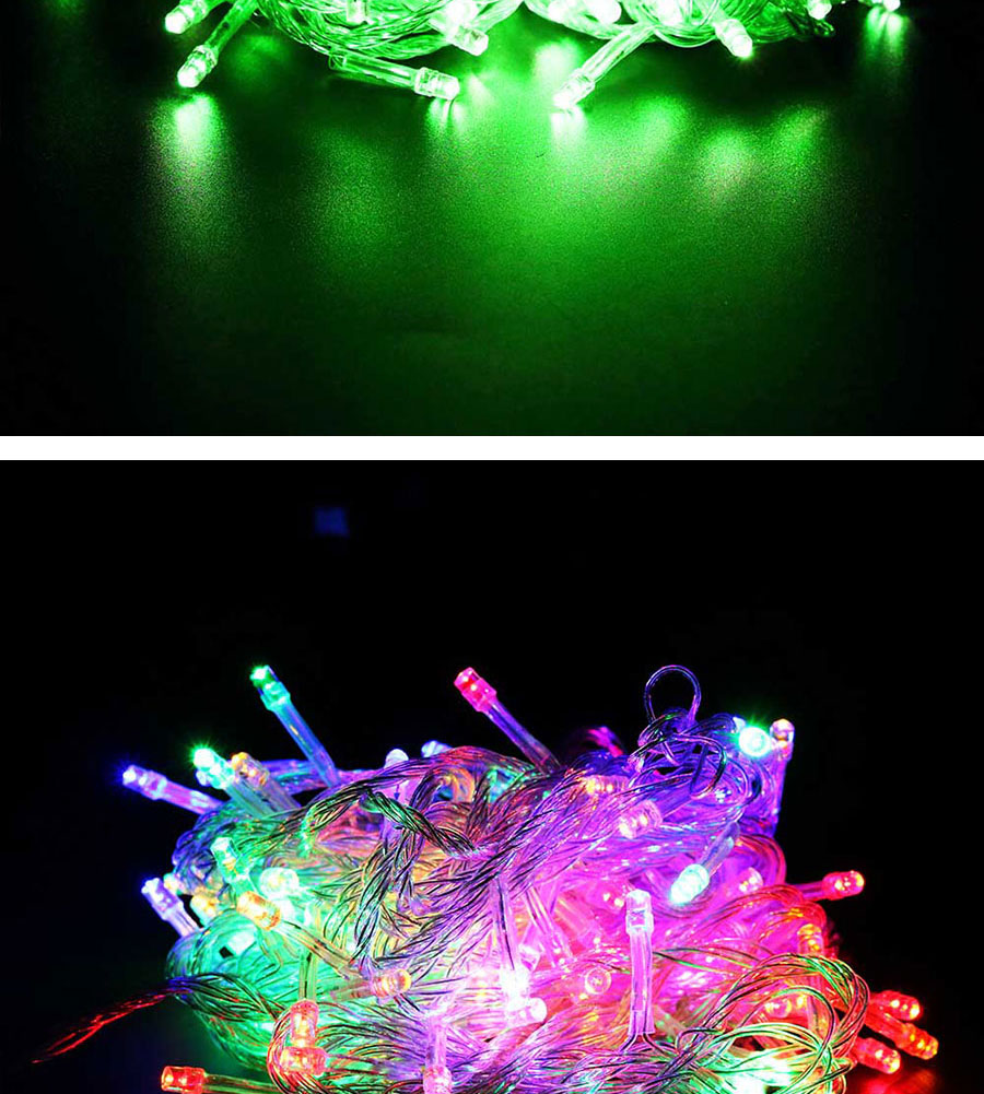 110V 220V led string Christmas lights outdoor decoration lamp waterproof 100m 50m 10m (10)