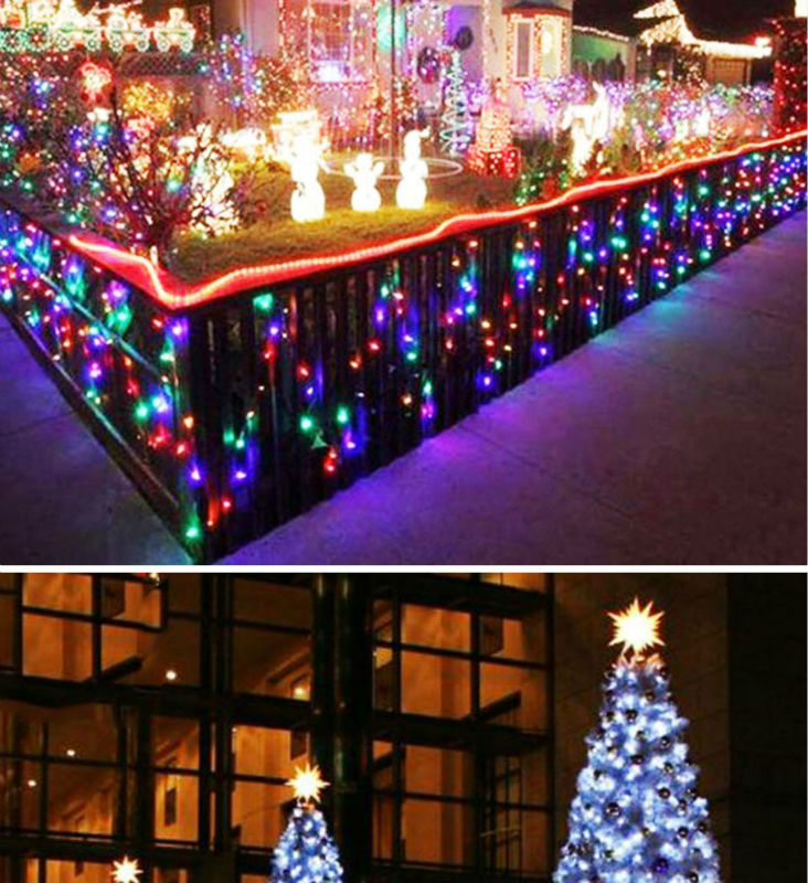 110V 220V led string Christmas lights outdoor decoration lamp waterproof 100m 50m 10m (18)