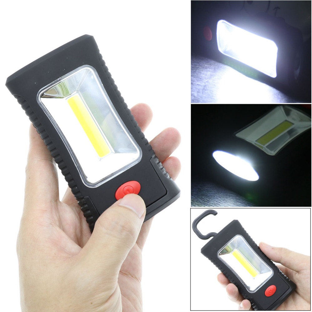 02Multifunctional Portable COB LED Magnetic Folding Hook Work Light