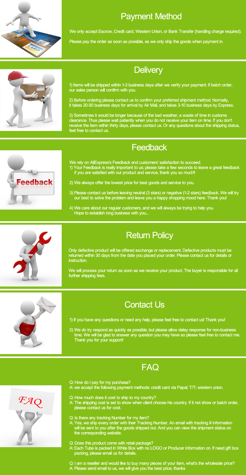 customer service template