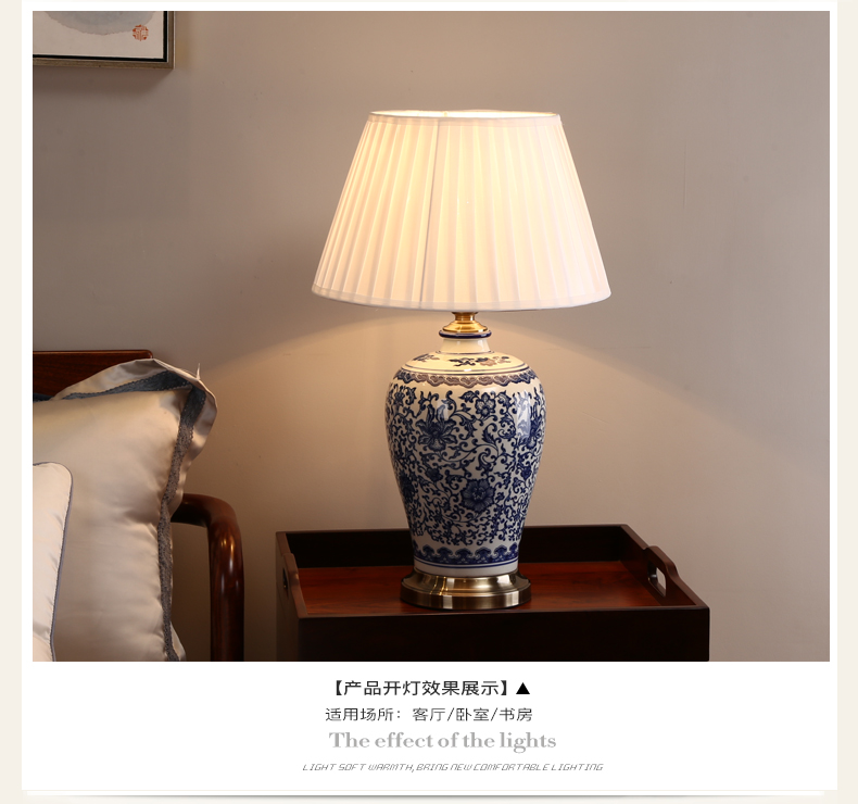 Chinese Blue And White Porcelain Desk Lamps Dimmable Ceramic Reading Lamp China Flower Home Lights Bedroom Bed Side Table Light Piece Specifications Price Quotation Ecvv Industrial Products