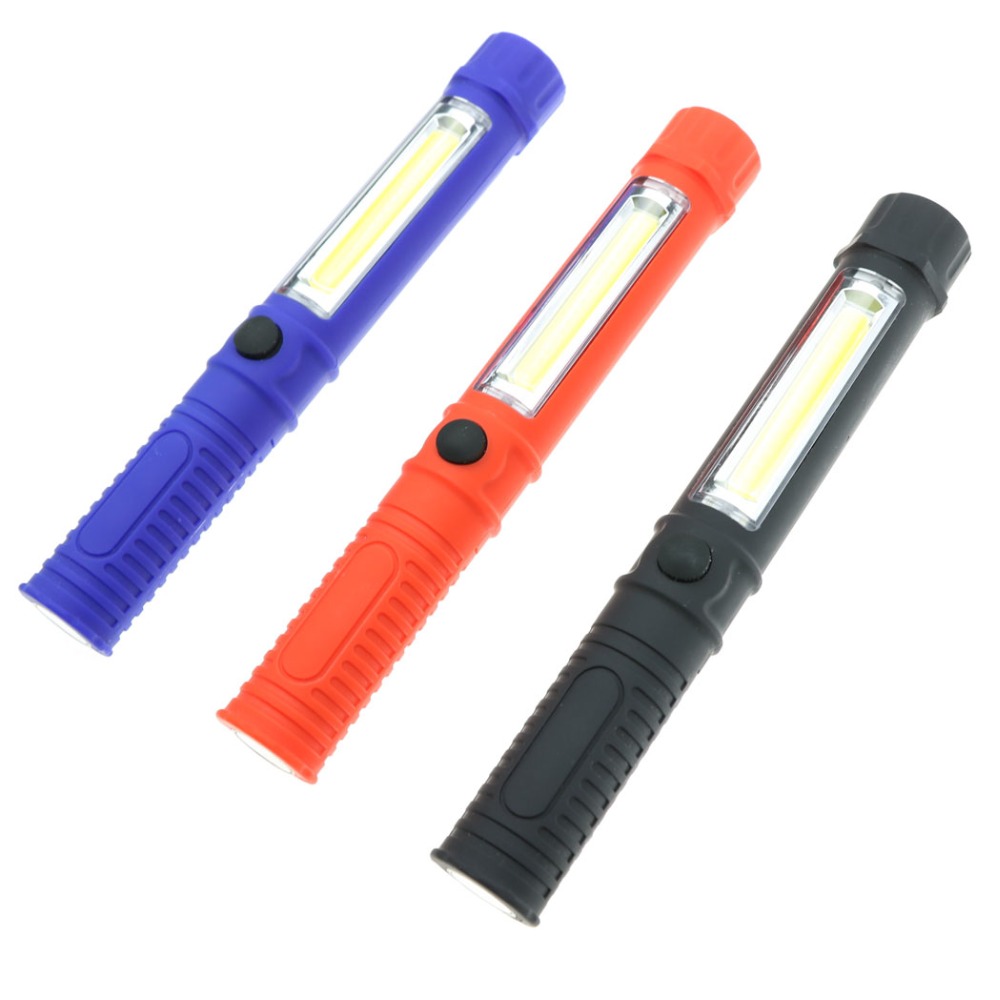 01 szKosTon COB LED Mini Pen Multifunction Working Inspection light Portable Maintenance flashlight Hand Torch lamp With Magnet AAA