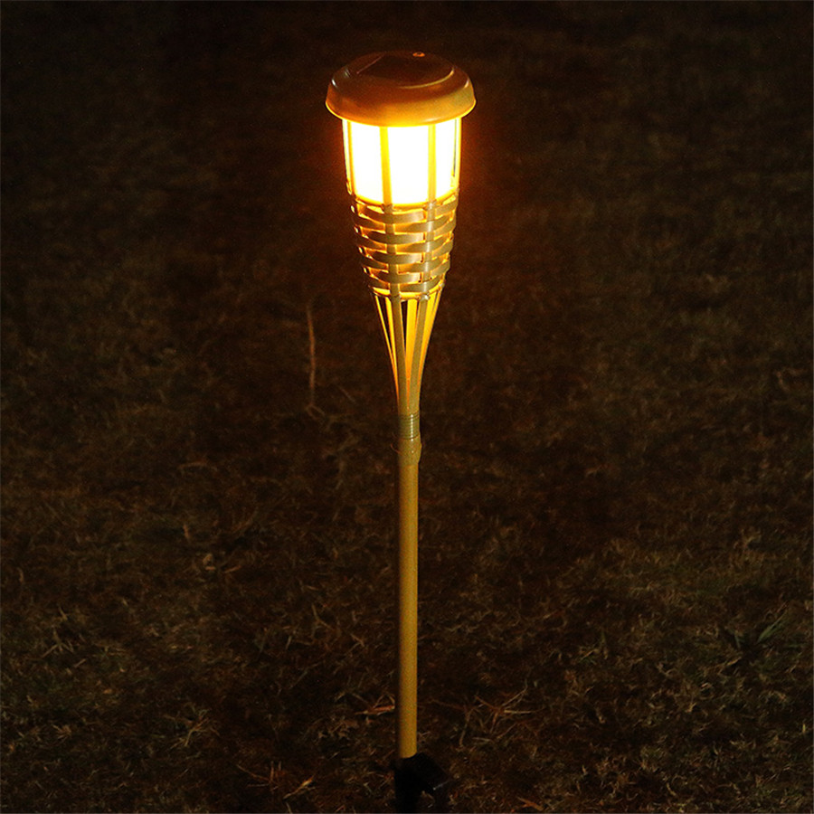 165cm-Handmade-bamboo-weave-Solar-Panel-LED-Spike-Outdoor-Spot-Light-Solar-Landscape-Garden-Light-Yard