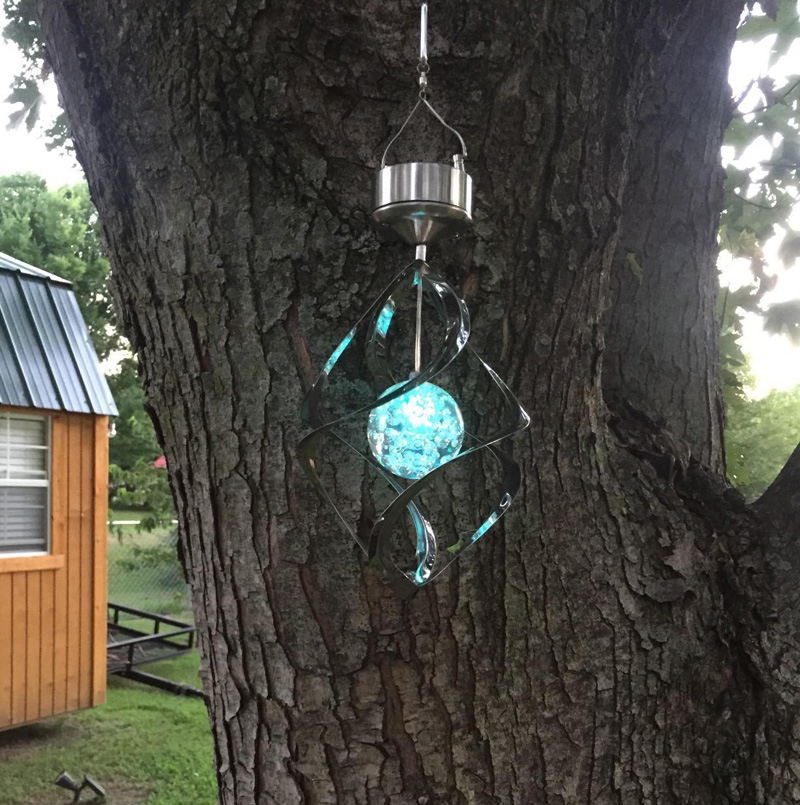 Colorful Changing Solar Powered Lamp Wind Chime Waterproof Led Solar Light Romantic Led Light Balcony Courtyard Hanging Lighting (4)