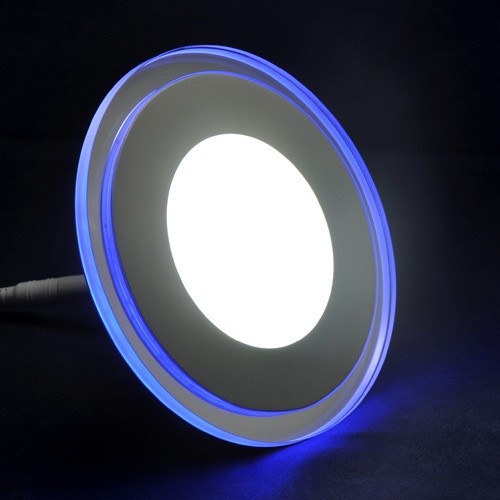 15W-AC85-265V-Blue-With-White-Warm-White-Double-Color-Round-Shape-Ultral-Thin-Flat-Ceiling