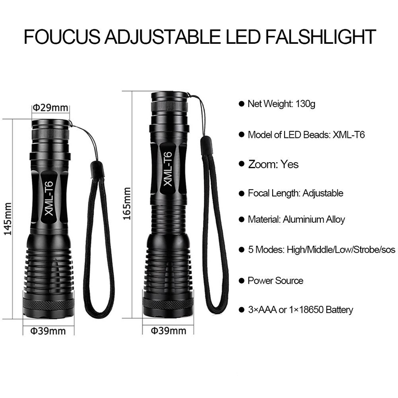 CREE-XM-L2-T6-Bicycle-Light-4500-Lumens-Bike-Light-7modes-Torch-Zoomable-LED-Flashlight-18650 (2)