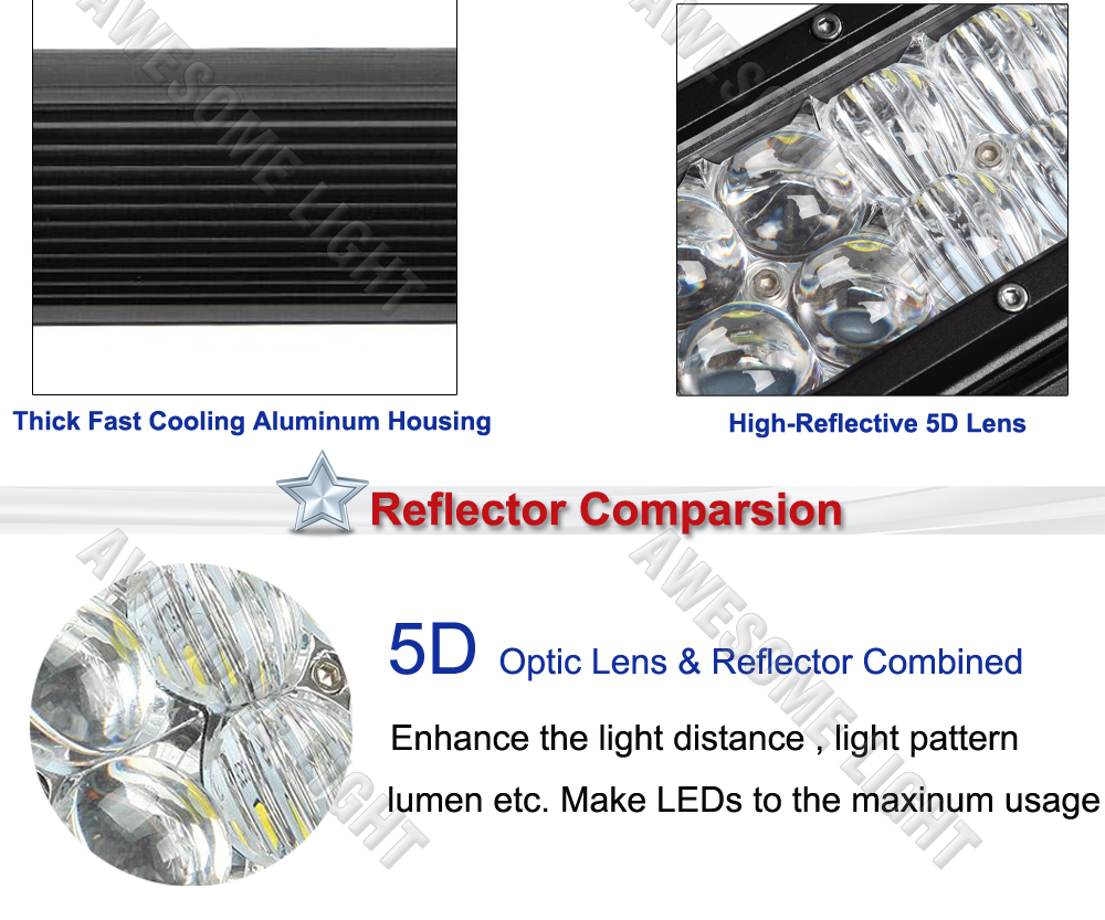 5D offroad led light bar  (1)