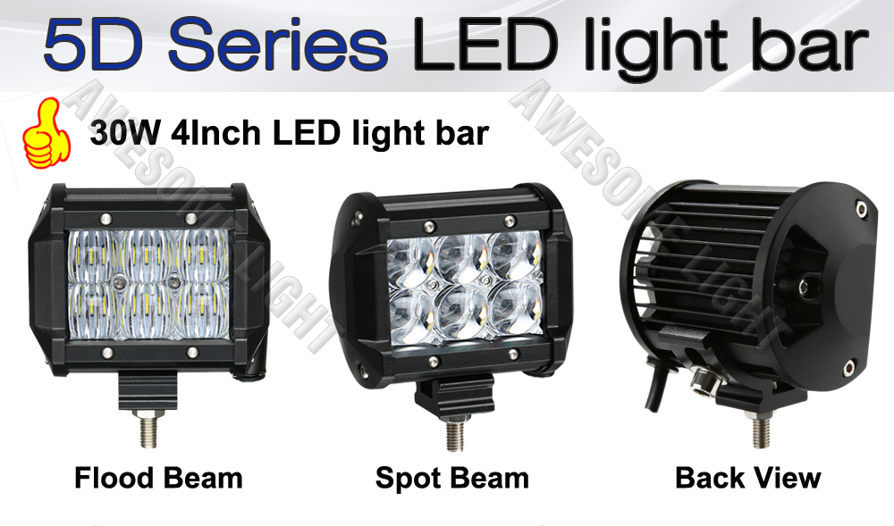 5D offroad led light bar  (6)