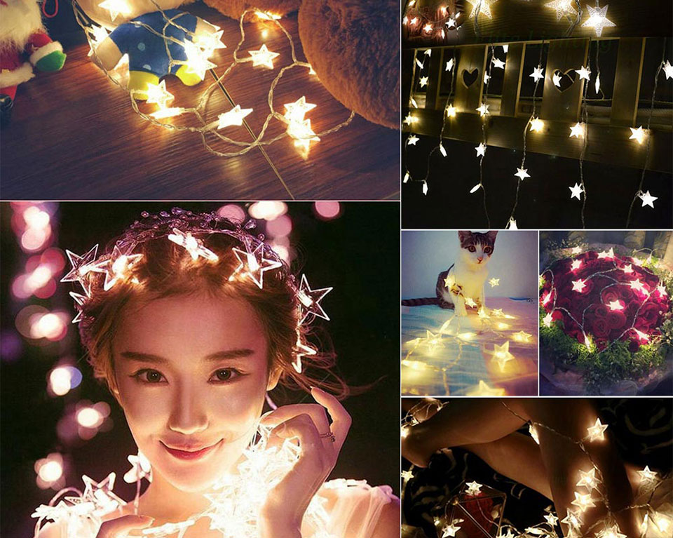 star led string light decoration lamp christmas wedding party holiday (21)