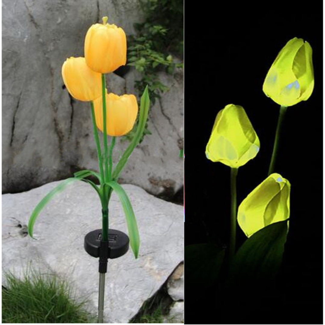 Outdoor Solar Powered Led Lights Flower LED Lights Solar Landscape Light for Garden Lamp Outdoor Holiday Lights Decor