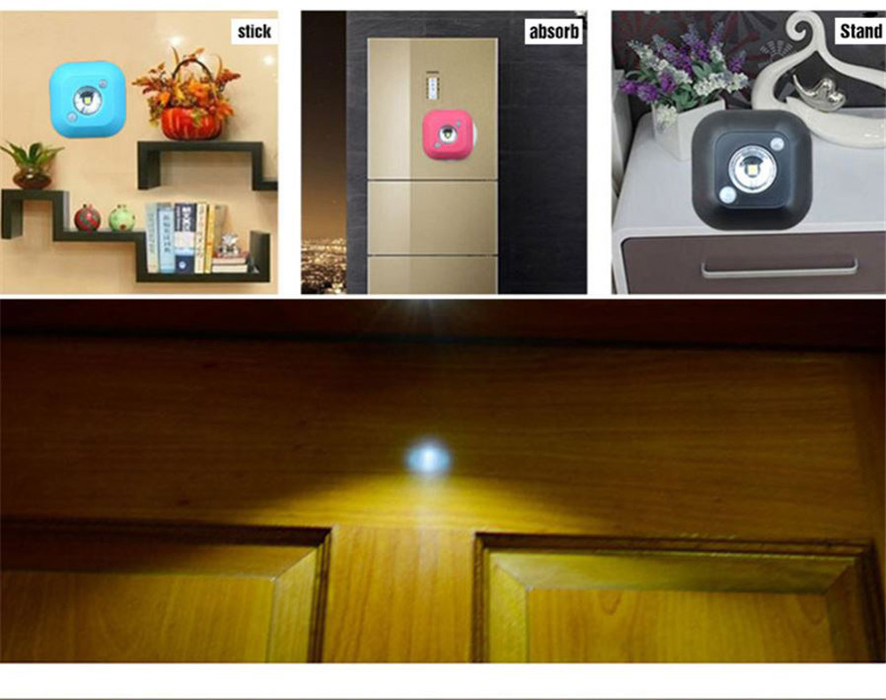 Led Motion Sensor Night Light Mini Wireless Infrared Motion Sensor