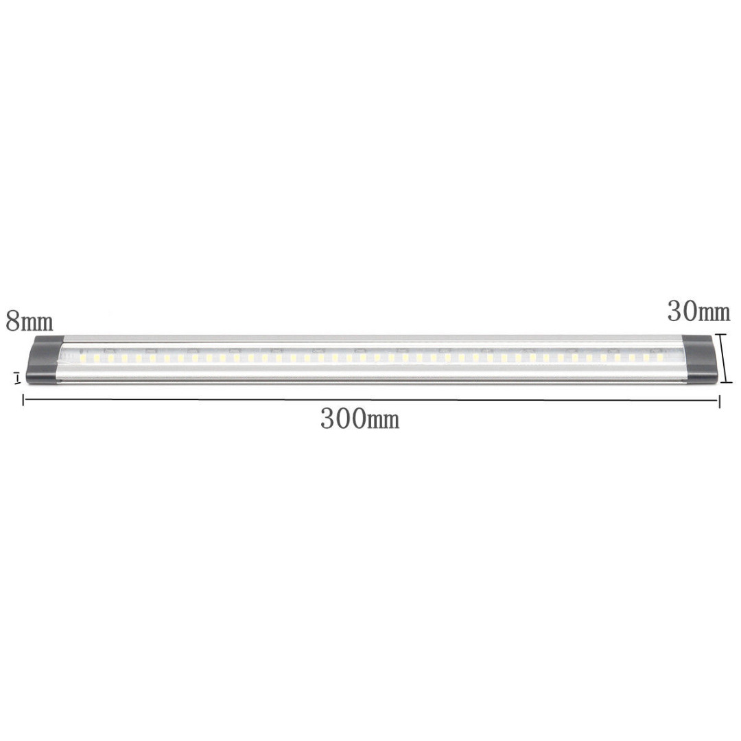 MAYITR 30Cm LED Kitchen Under Cabinet Cupboard Shelf Counter Strip Light Lamp Bar Kit Wall Light Warm White/White/Cool White