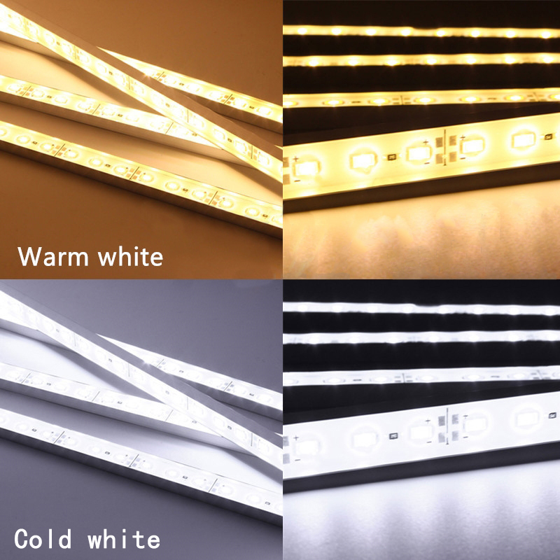 IKVVT New White 4 X 50cm 5630 Led Strip Lights Bars Camping Caravan Boat Car