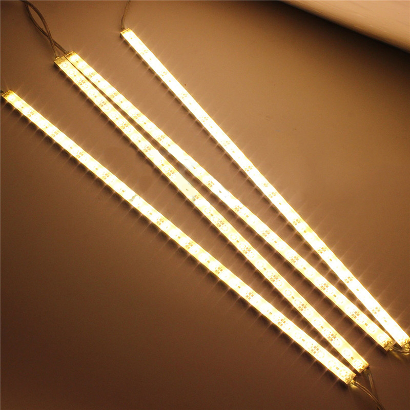 IKVVT New White 4 X 50cm 5630 Led Strip Lights Bars Camping Caravan Boat Car